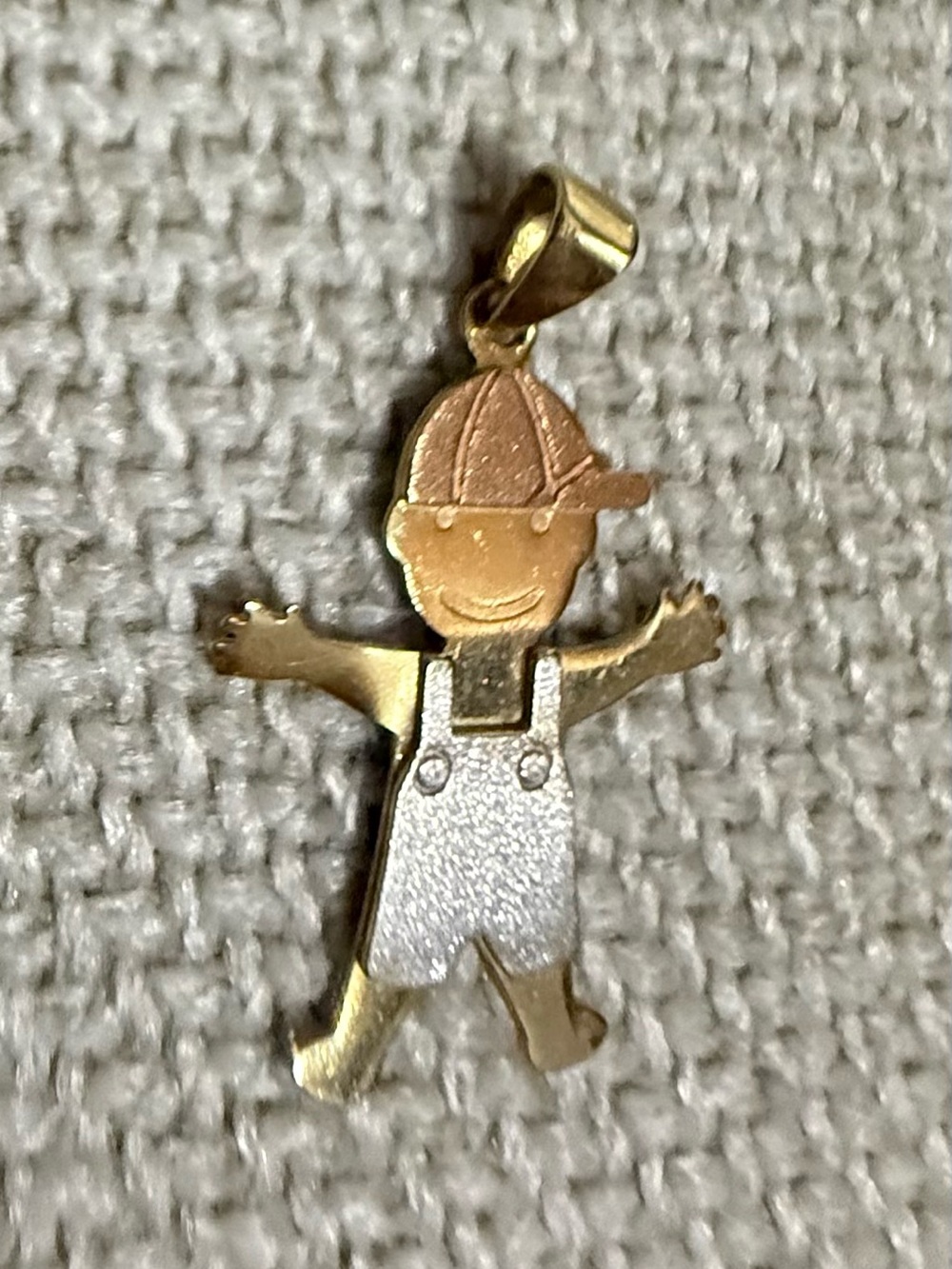 Charm baby boy 14k